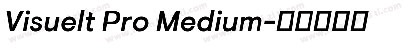 Visuelt Pro Medium字体转换